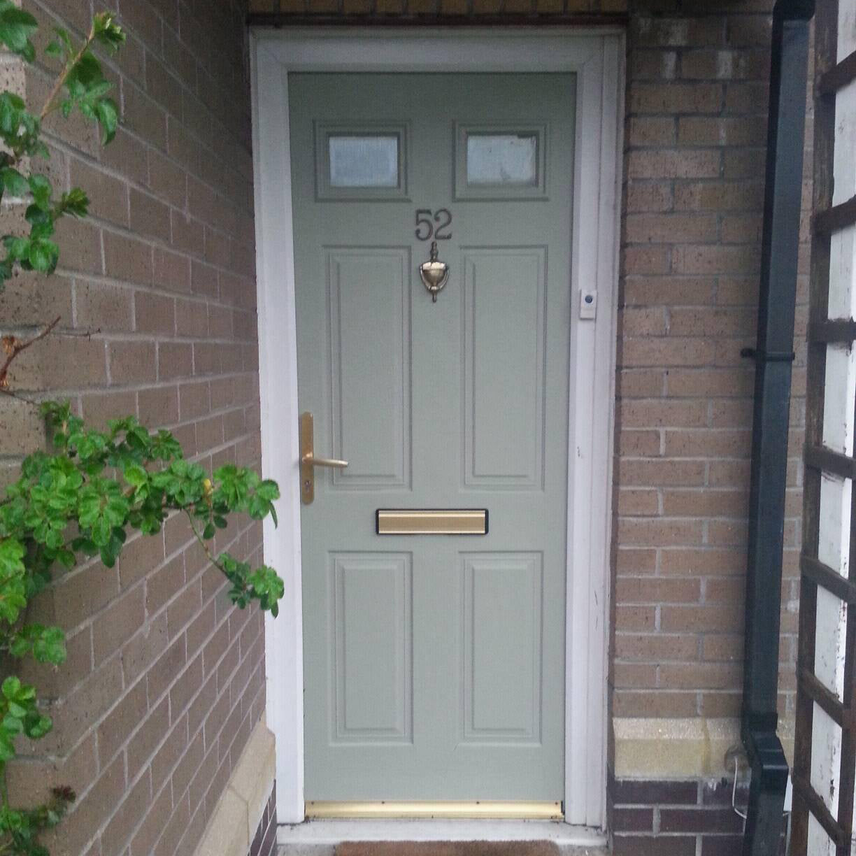 Sage Green Front Door