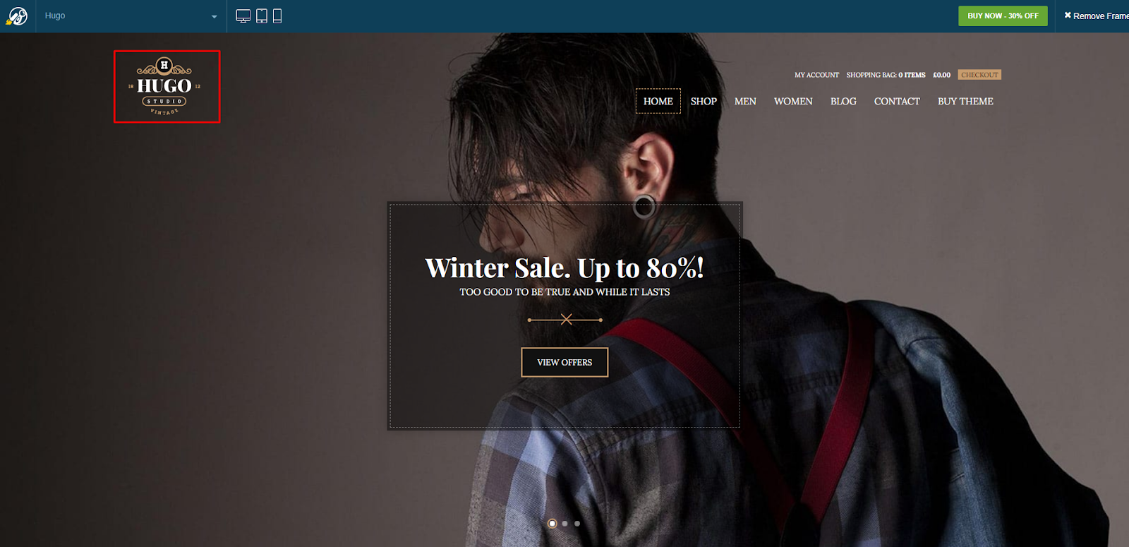 Hugo – Flexible WooCommerce WordPress Theme