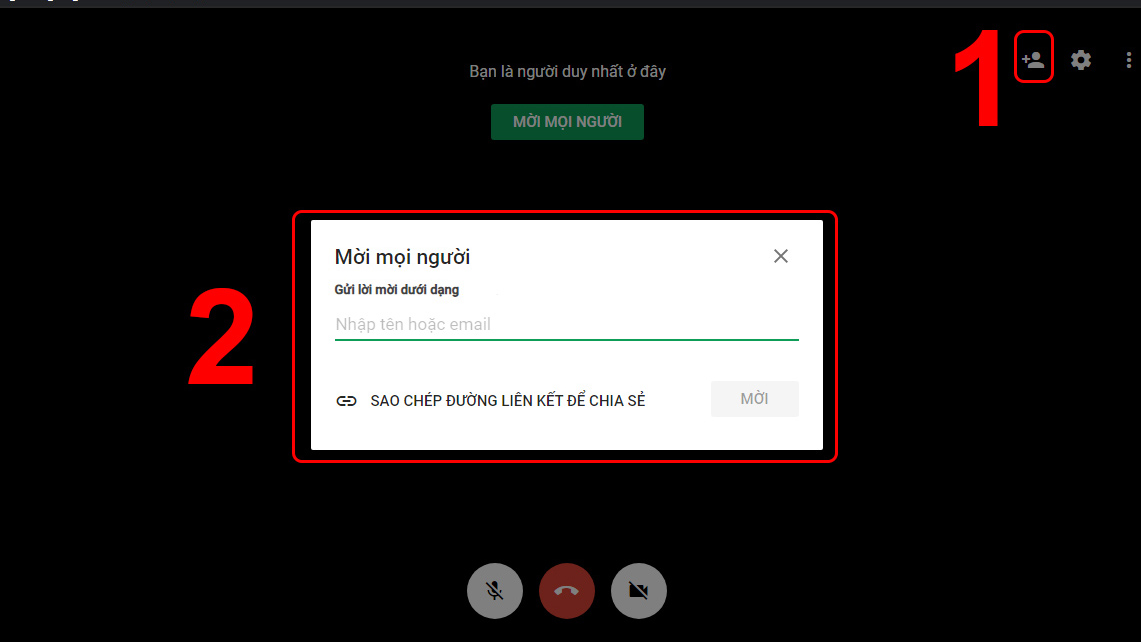 video call bằng hangouts