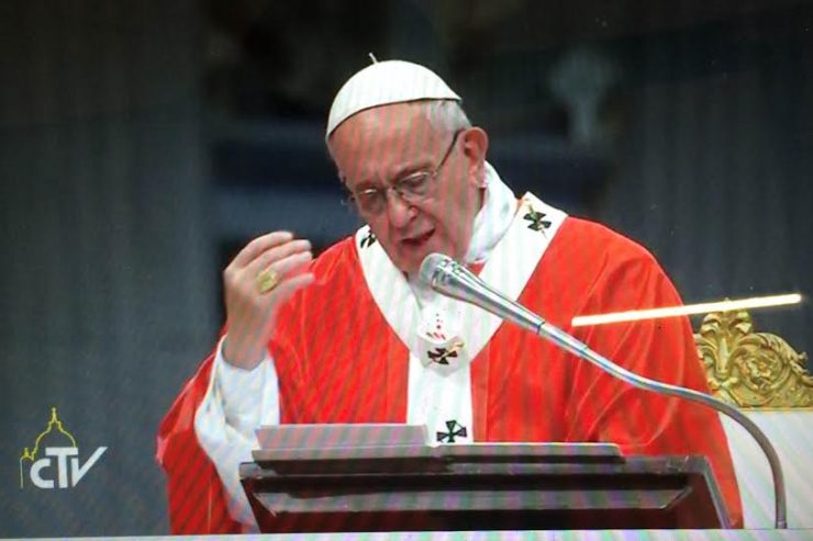 Pope on Feast of Sts Peter and Paul -CTV Screenshot