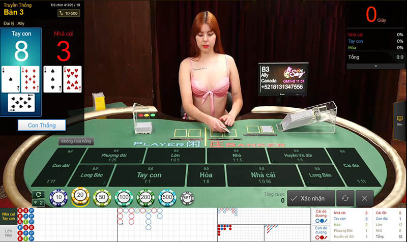 Tham gia Sexy Baccarat trải nghiệm game Baccarat online