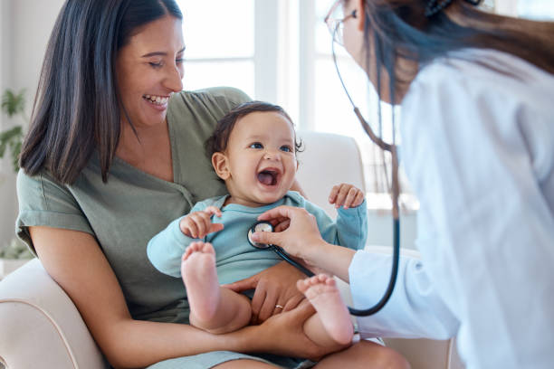 Baby Seeing Doctor - Why Do Baby Spit Up Breast Milk - Baby Journey