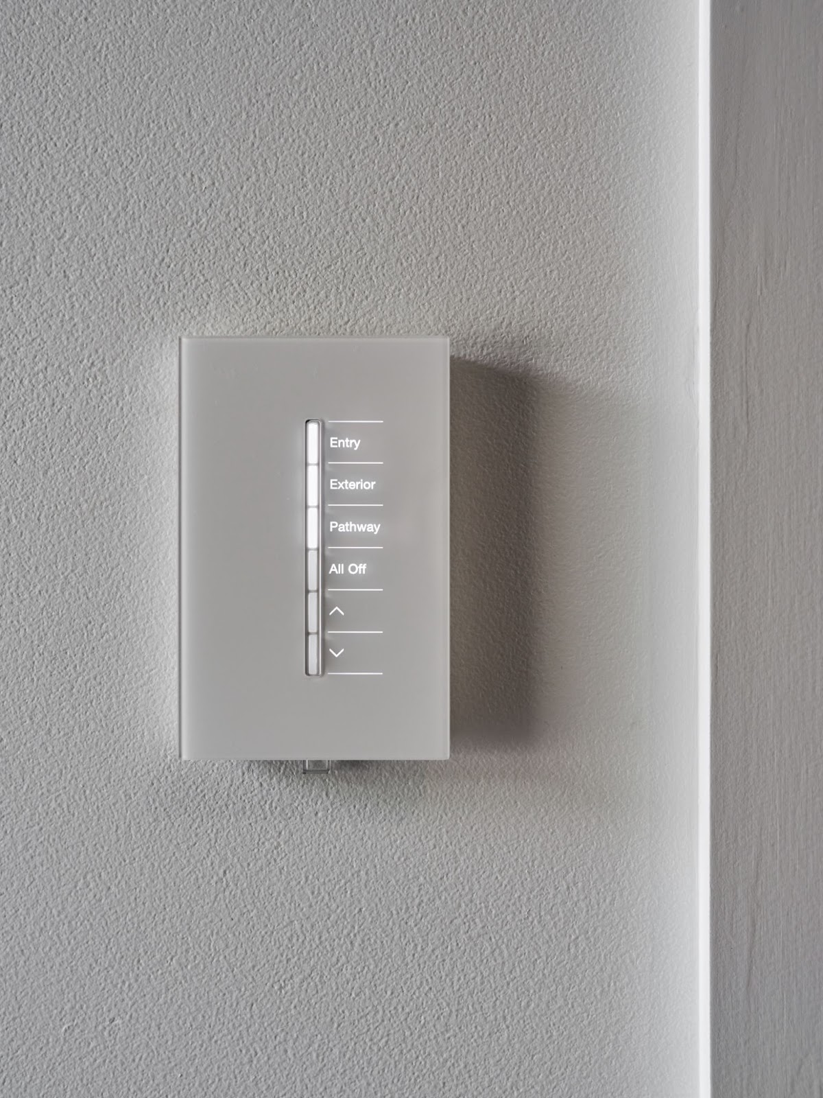 smart home light switch for entry, exterior, and pathway