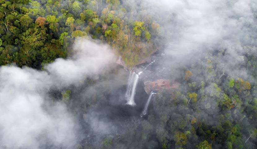 hang en watefall in gia lai