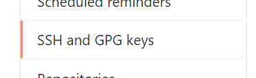 SSH and GPG keys