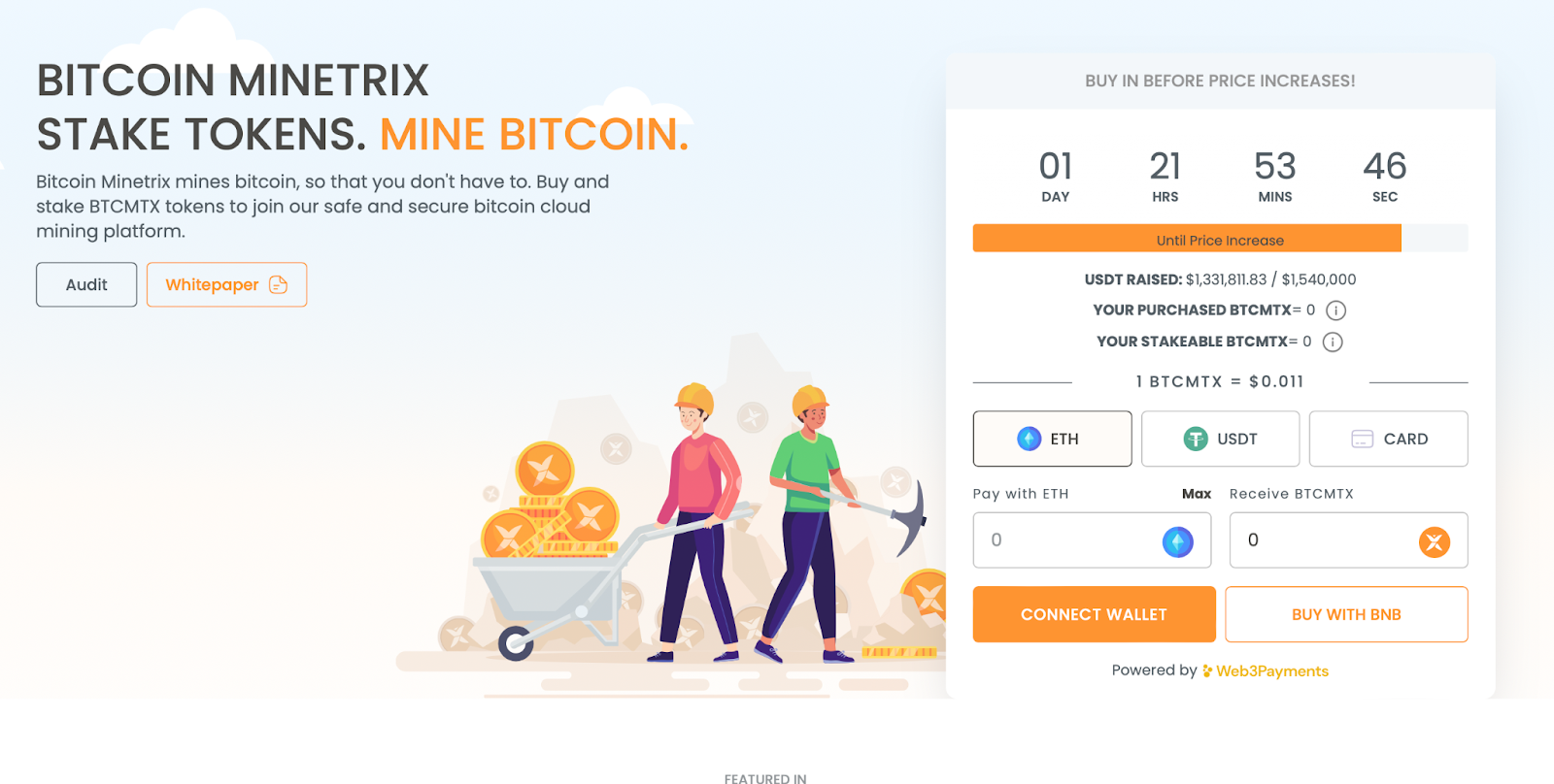 Bitcoin Minetrix Presale 