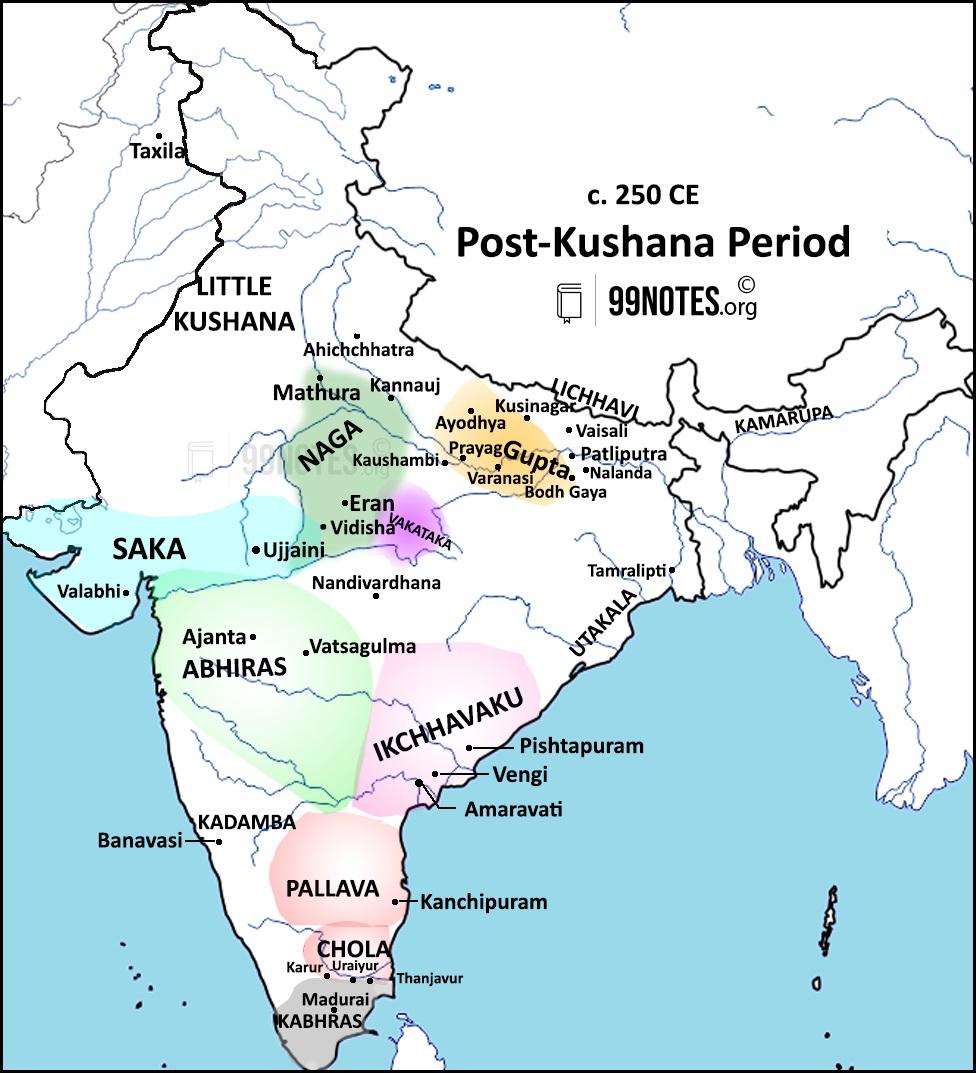Post Kushana Period- Upsc Notes 