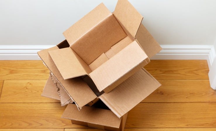 You can get free moving boxes to cut down on the cost of moving.