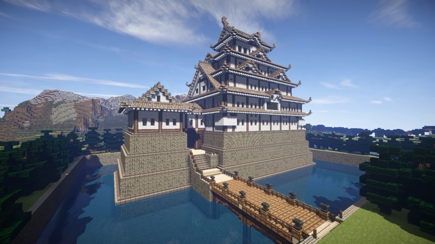 Japanese pagoda Plus Tea House Minecraft schematic