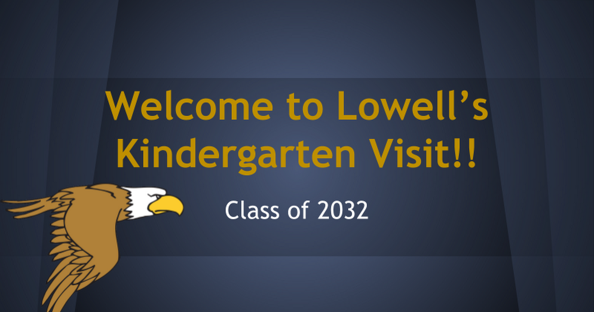 Kindergarten Visit- 2032 (2019)