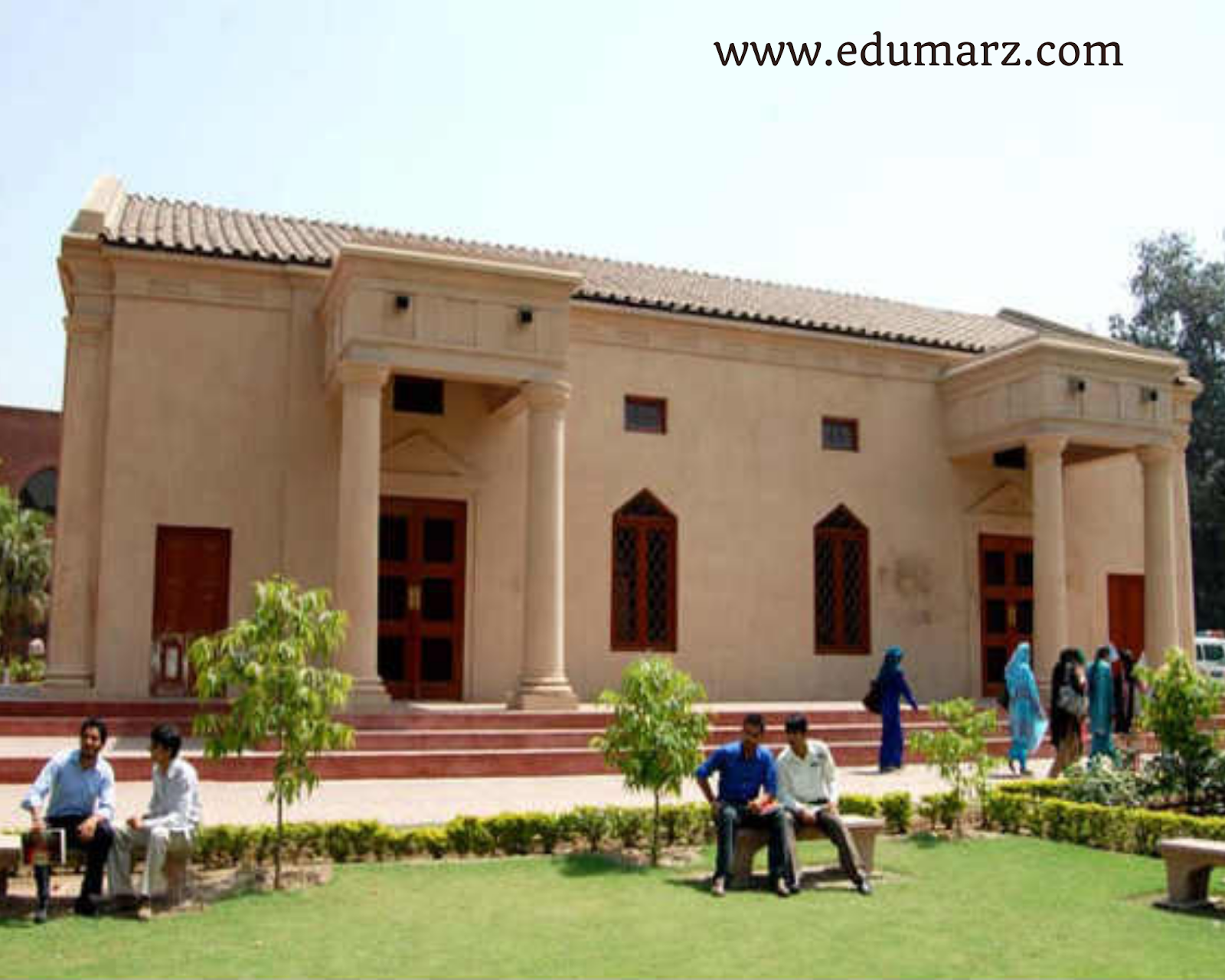 A picture depicting the campus of South Asian University