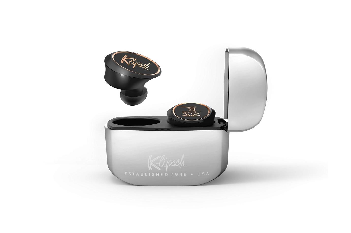 Amazon.com: Klipsch T5 True Wireless Earphones - True Wireless Earbuds with  Bluetooth 5 Wireless connectivity, Patented, Ultra-Comfortable Ear Tips:  Electronics