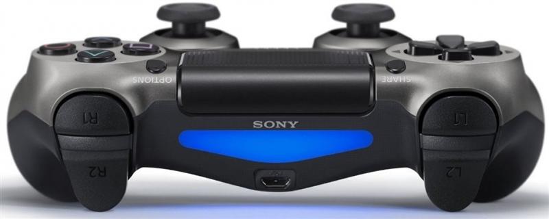 Беспроводной геймпад SONY Dualshock 4 V2 Steel Black для PS4 (9357179)