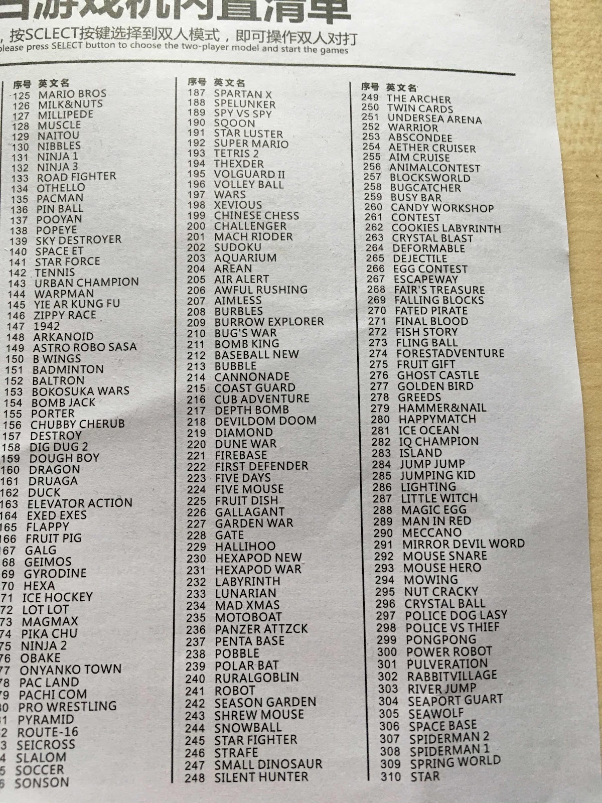 620 game list