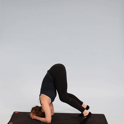 person performing a Headstand