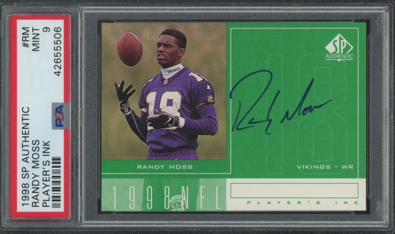 1998 SP Authentic Player’s Ink Randy Moss RC #RM