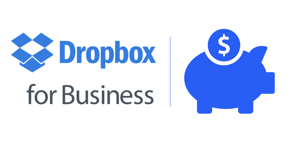 This photo illustrate how Dropbox for Business can save you cost with gear cloud solutions.