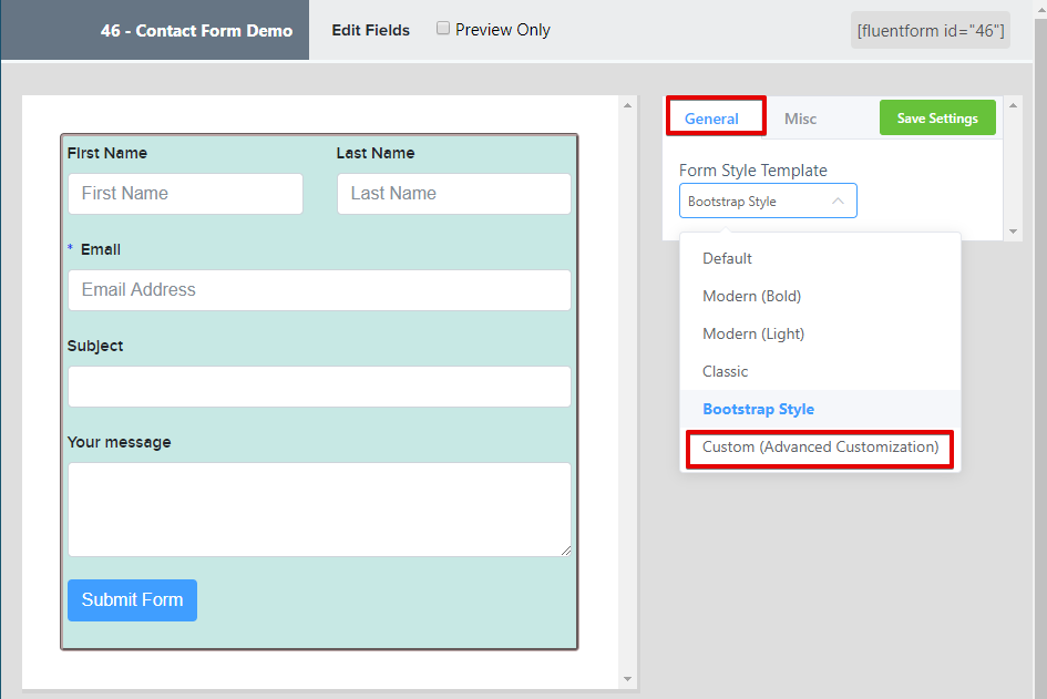 styling forms CSS