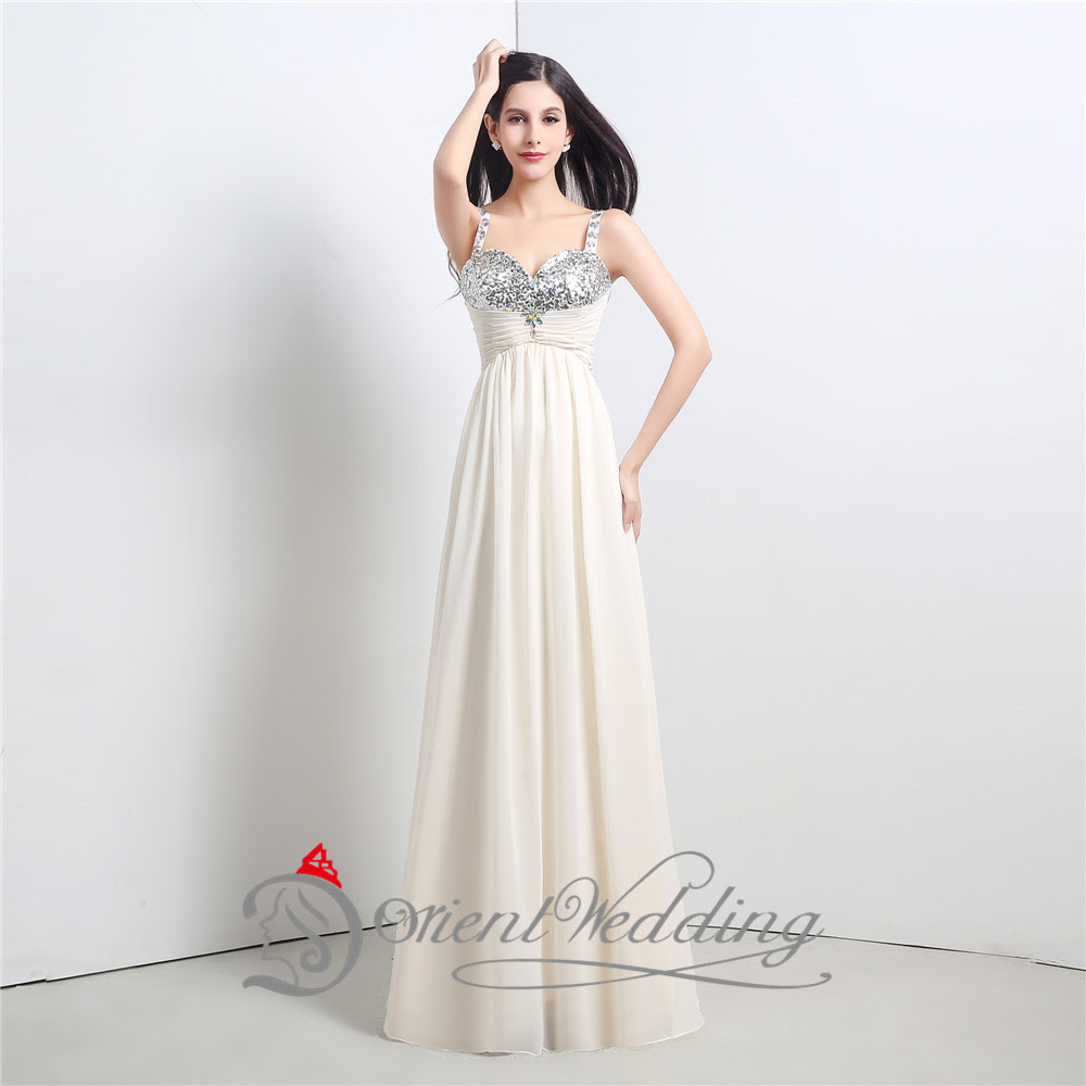 2015 Hot Sell Cheap under 100 Prom Evening Dresses In Stock Real Picture Chiffon Sequins Celebrity