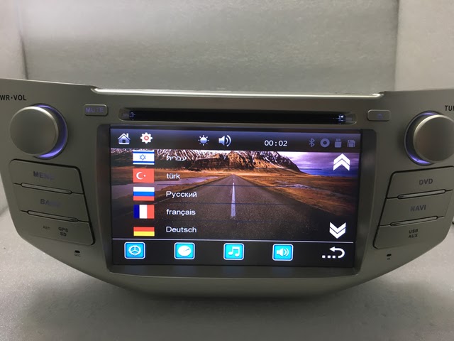 Free shipping 7inch Car Radio 2 Din DVD Player FOR LEXUS