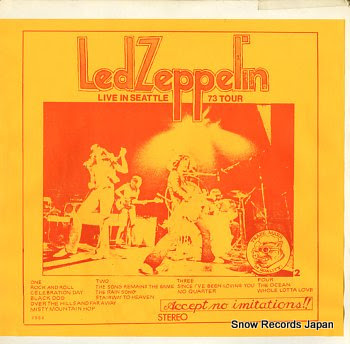 LED ZEPPELIN live in seattle 73 tour
