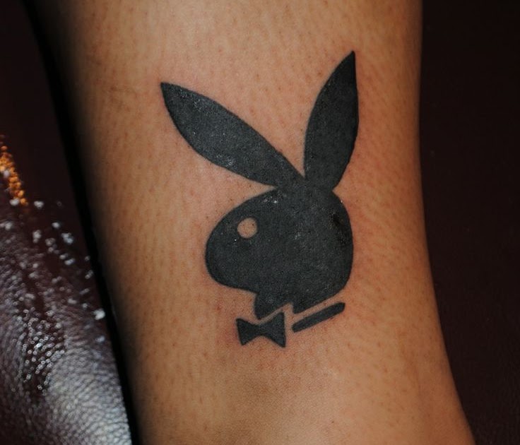 Playboy bunny outline tattoo 👉 👌 40 Cute and Small Rabbit Ta