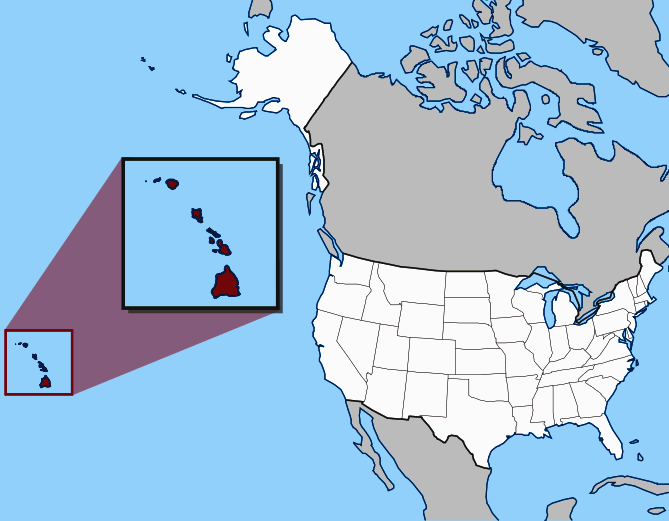 Map Us And Hawaii Direct Map