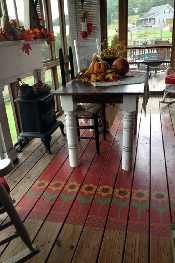 Creative Wood Floor Paint Decoration Art Works (39)