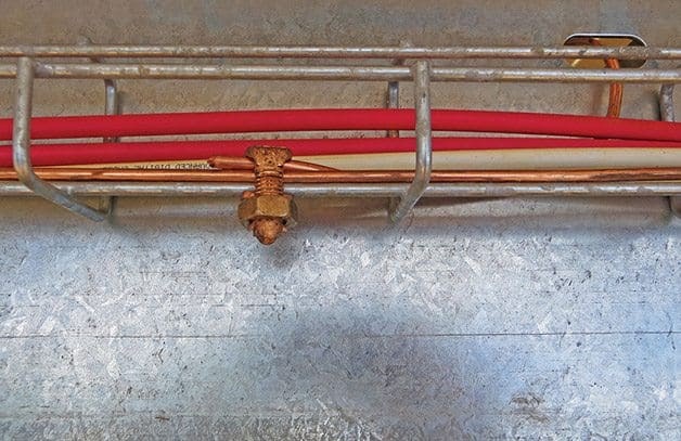  Cable Tray Through Exterior Wall for Large Space