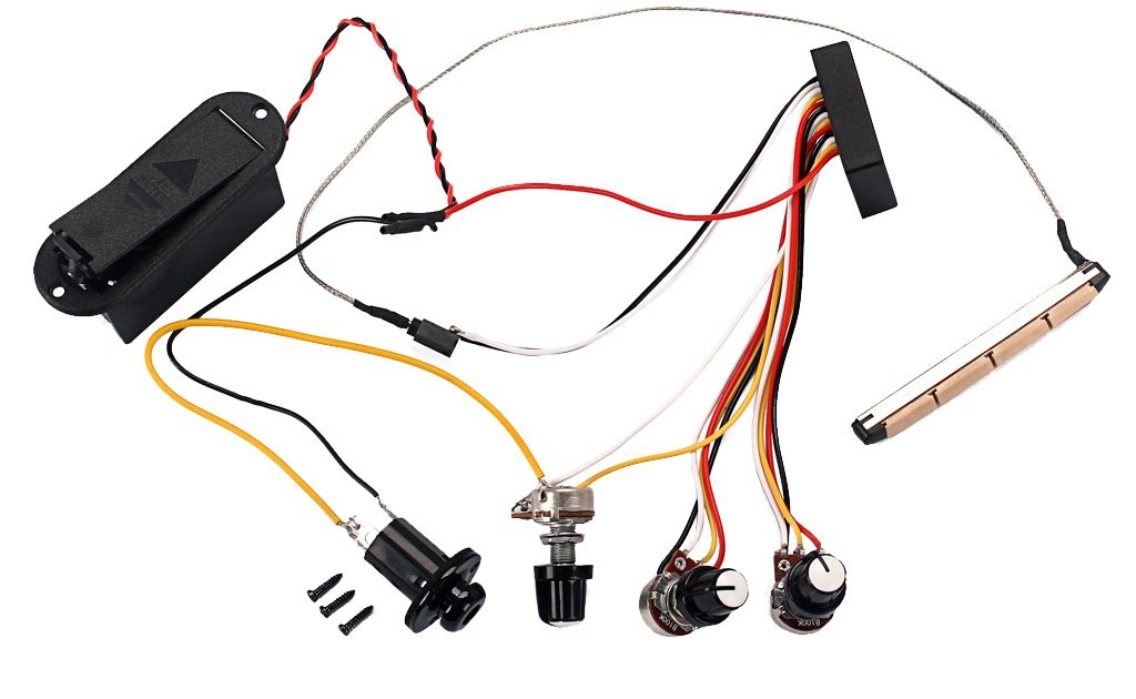 Bass Guitar Pickup Wiring : Single Pickup Guitar Wiring Diagram