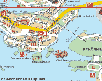 Kartta Savonlinna