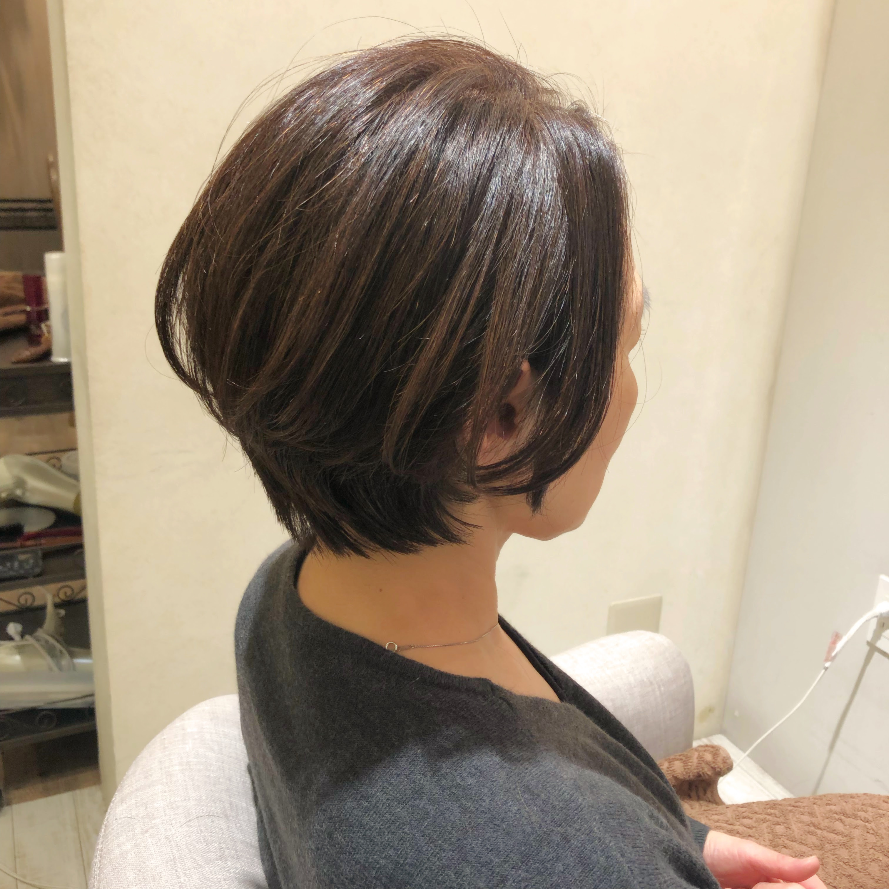 【ベストコレクション】 丸み の ある ショート ボブ ベストヘアスタイル2020