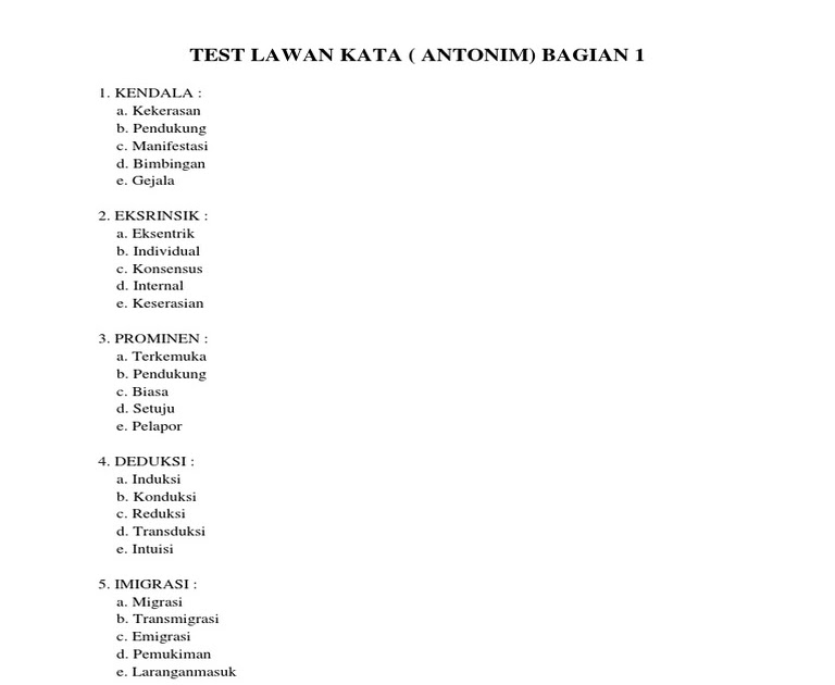 Lawan Kata Sekuler Planet Soal