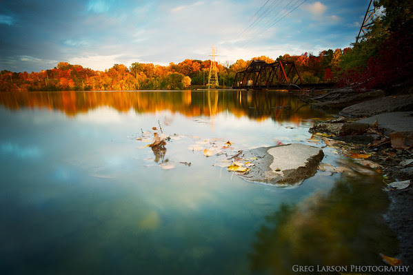 Mirrored colors of fall Mirrored colors of fall