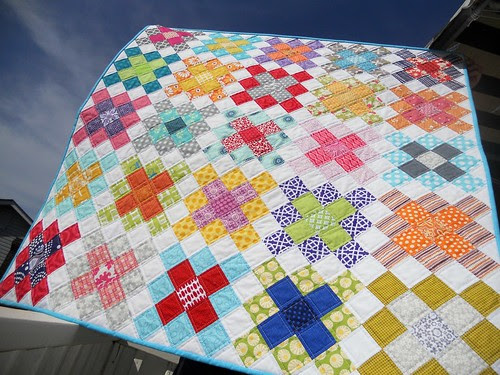 Granny Squares baby quilt