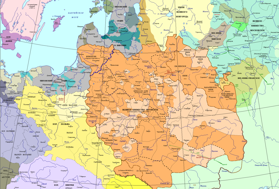 Карты 15 века княжества литовского. Великое княжество Литовское 15 век. Карта Литвы 14 века. Территория Литвы в 15 веке. Литовское государство 16 век.
