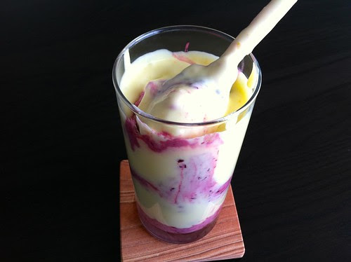 Taking a Scoop of Blackberry Fool