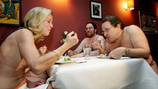 Nudist Couples - Etiquipedia: Etiquette and Nude Dining