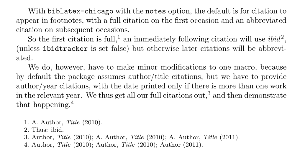 Bibliography Vs Footnotes Chicago