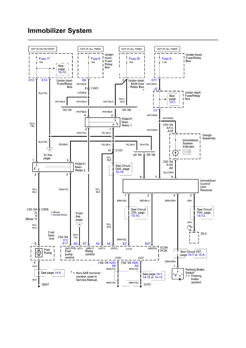 2006 Acura Rsx Electrical Wiring Diagram - Wiring Diagram