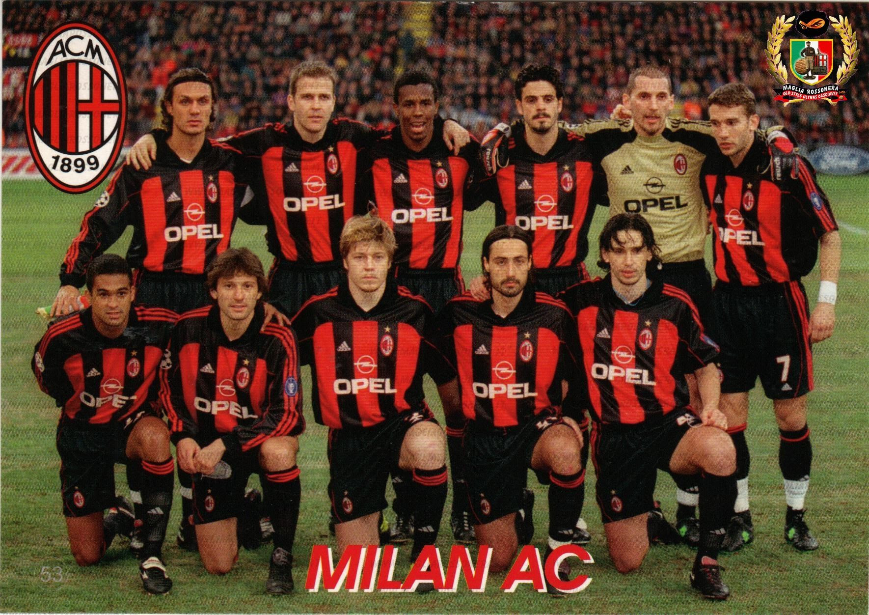 Футбольные клубы цвета. AC Milan 2004-2005.