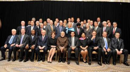 PM Modi dines with Fortune 500 CEOs, tells them governance reform is his number one priority