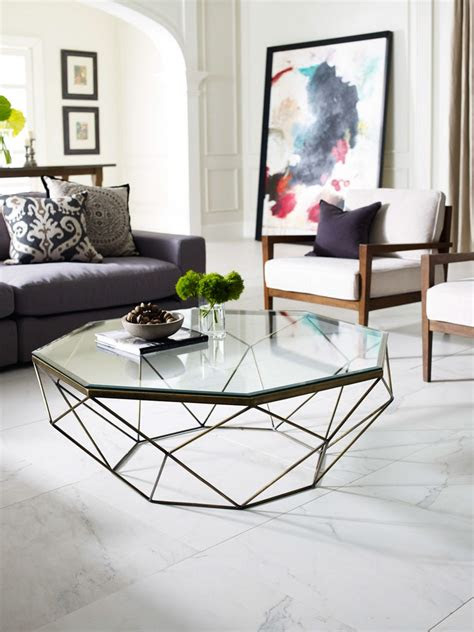 Sitting Room Table, Ethan Allen Beam Metal Base Coffee Table