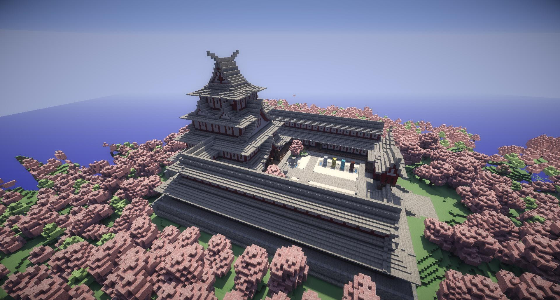 Японский Дворец В Майнкрафте