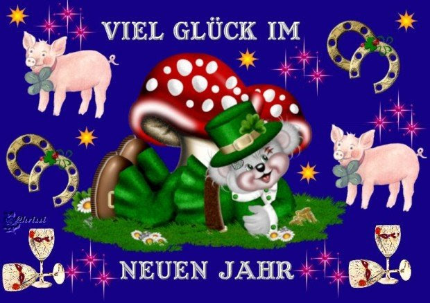 Ich Wünsche Dir Ein Gesundes Und Glückliches Neues Jahr