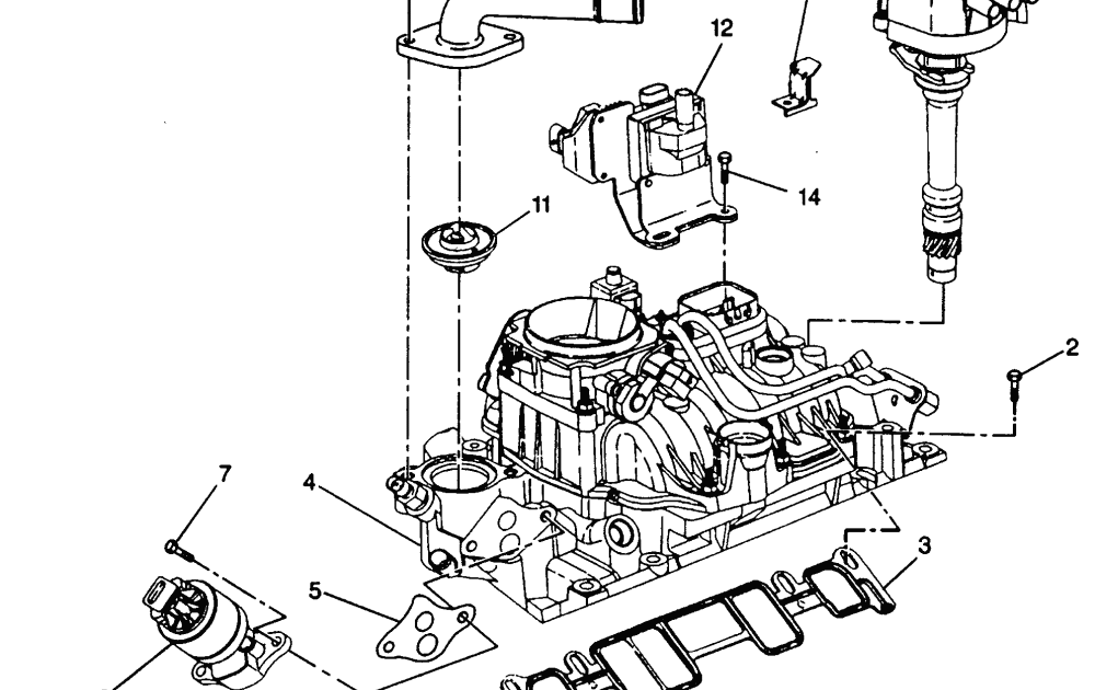 Engine Diagram 1996 S10 4 3l