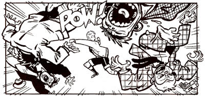 Biff-Bam-Pow! #1 panel