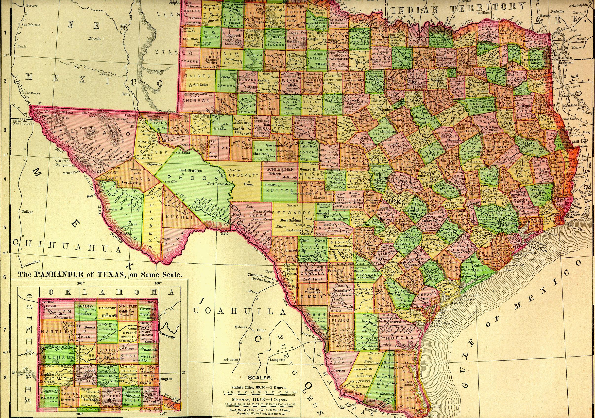 World Maps Library - Complete Resources: Maps Of Texas Counties With Cities