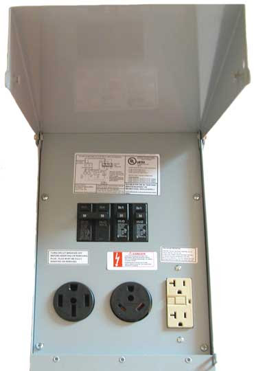 Rv Park Power Pedestal Wiring Diagram - Complete Wiring Schemas