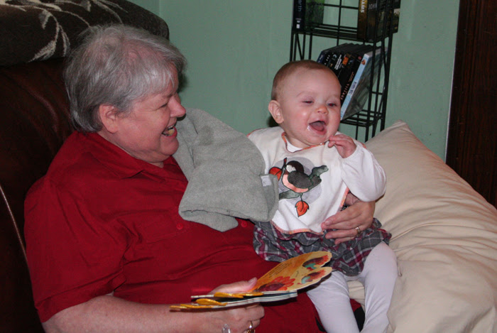 Laughing with Nana